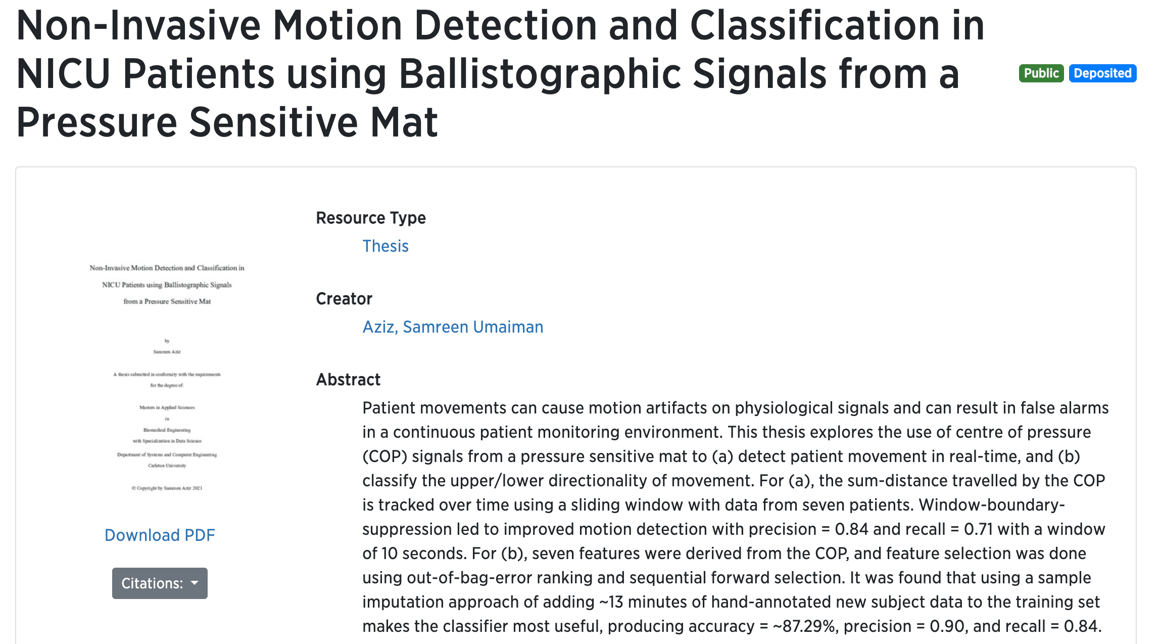 Image of the project Master's Thesis