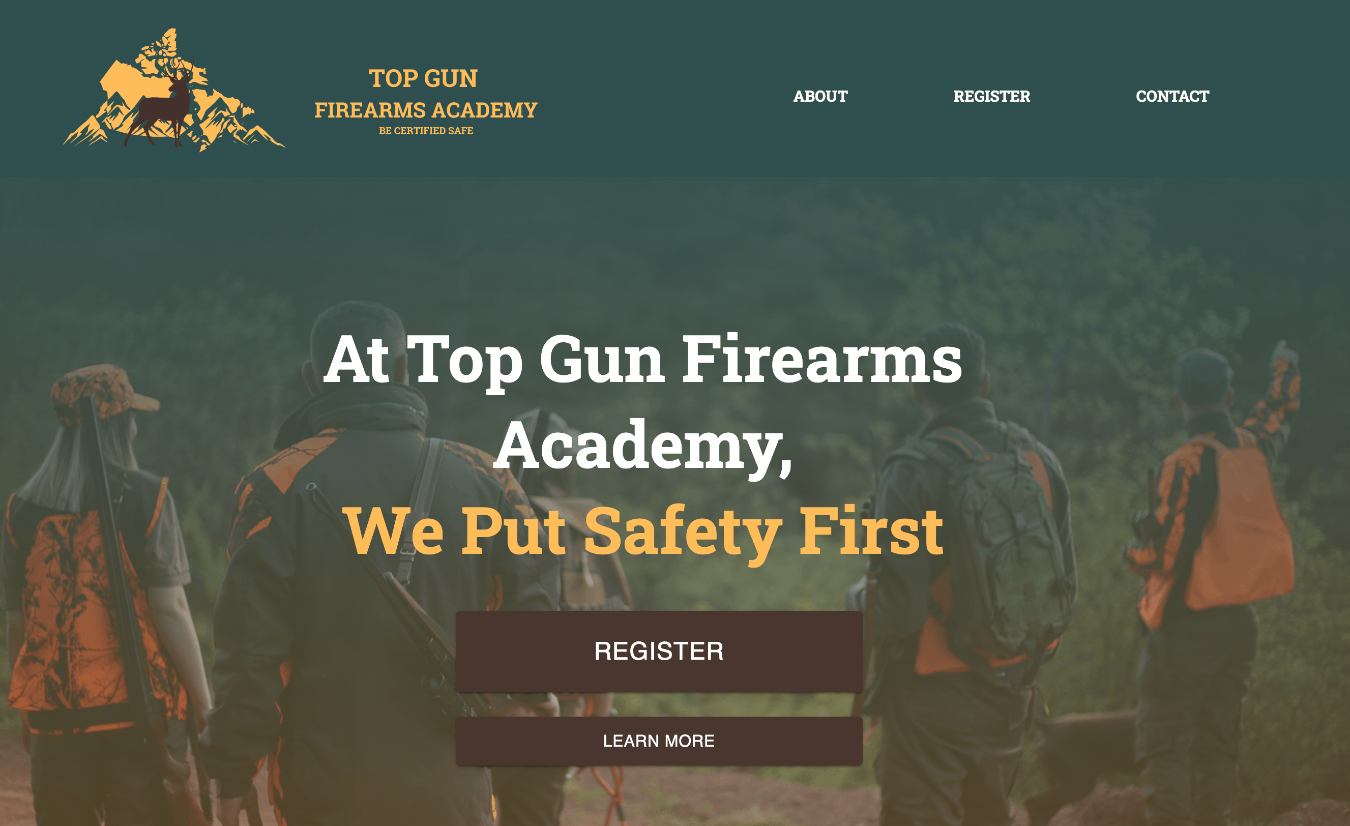 Image of the project Hunter Safety Education Booking Site